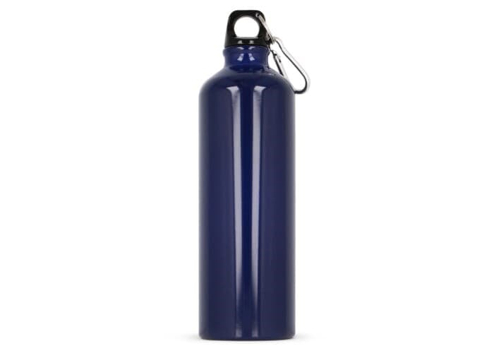 Waterfles aluminium met karabijnhaak 750ml Waterfles aluminium met karabijnhaak 750ml