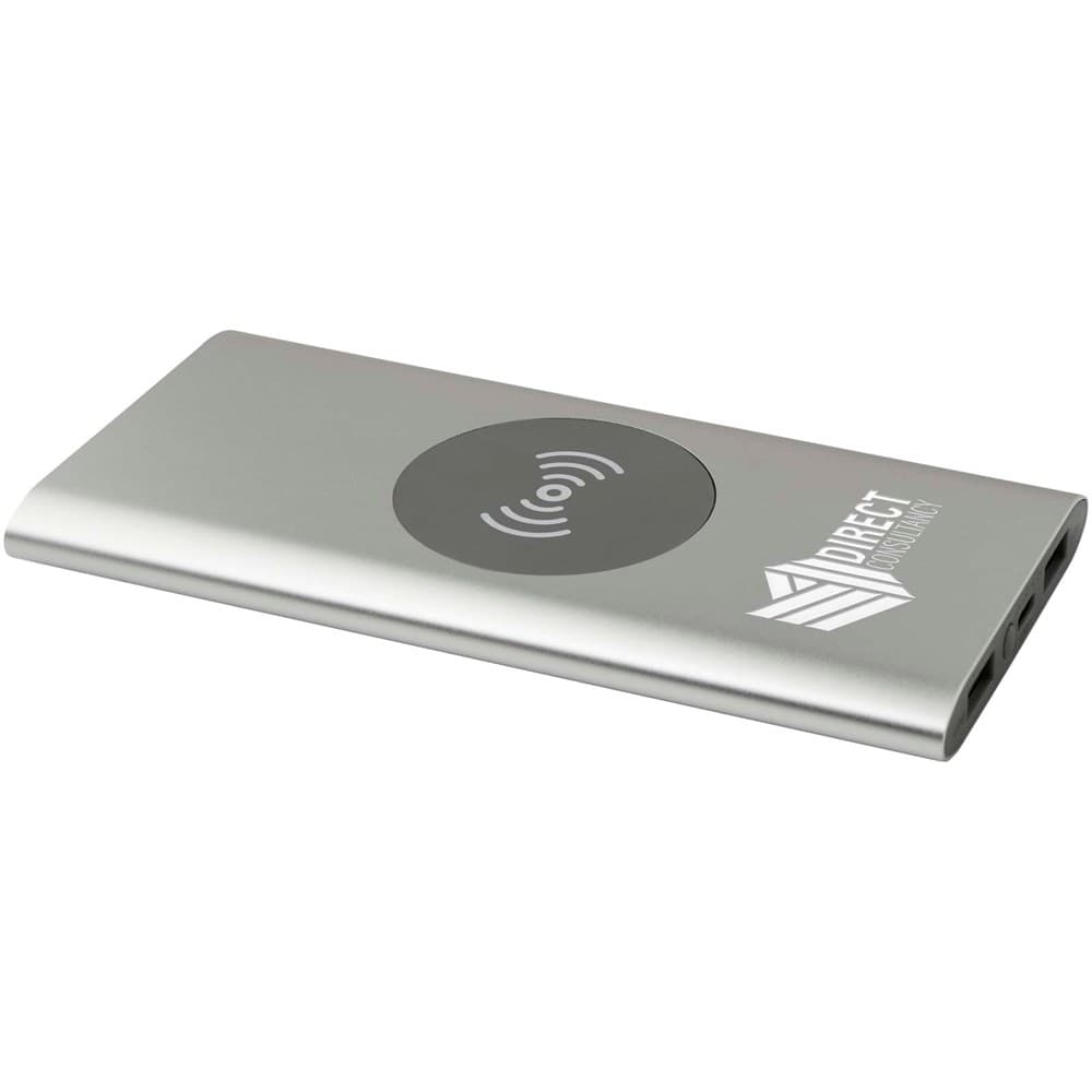 Juice type-C draadloze powerbank van 8000 mAh van gerecycled aluminium