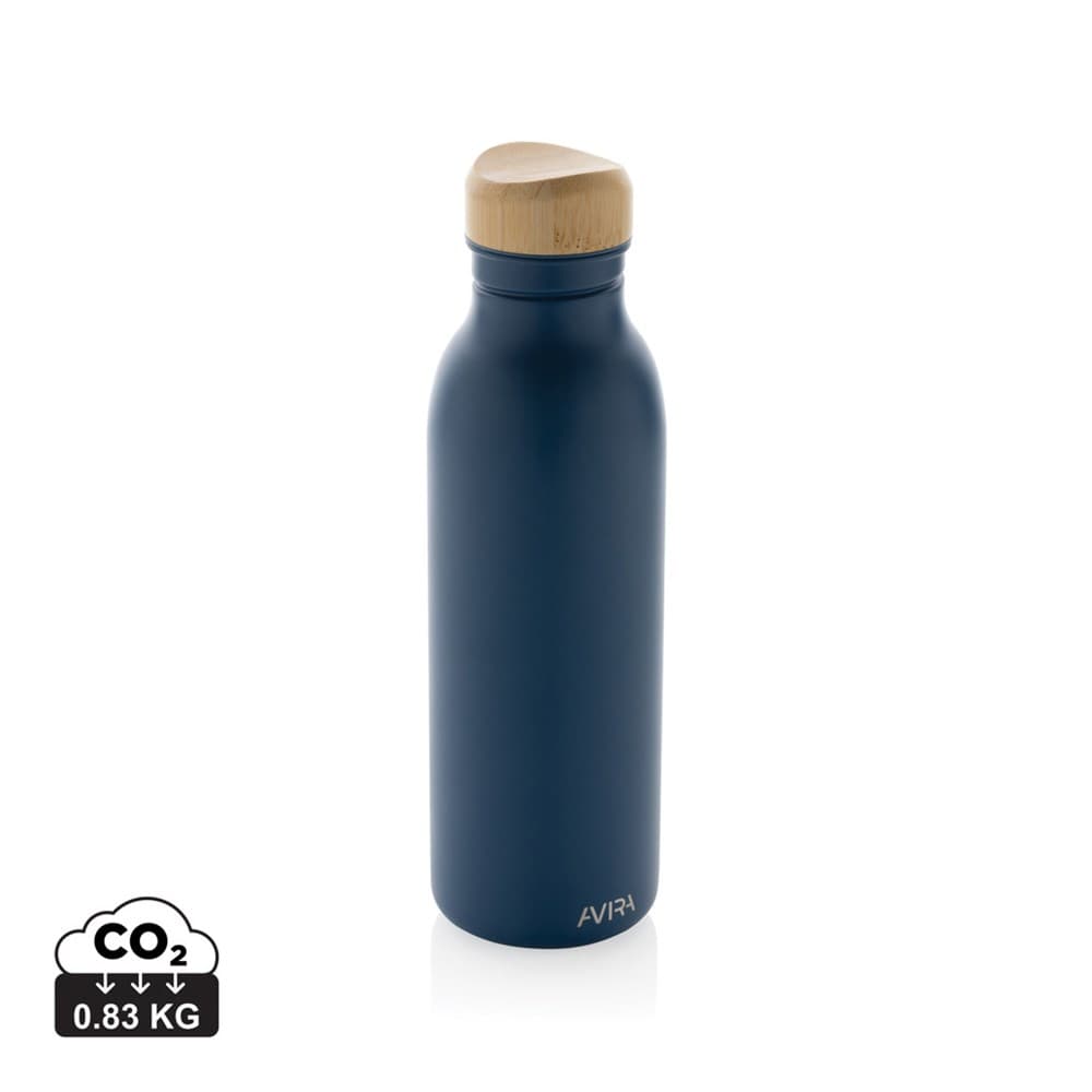 Avira Alcor RCS gerecycled RVS enkelwandige waterfles 600ML Avira Alcor RCS gerecycled RVS enkelwandige waterfles 600ML