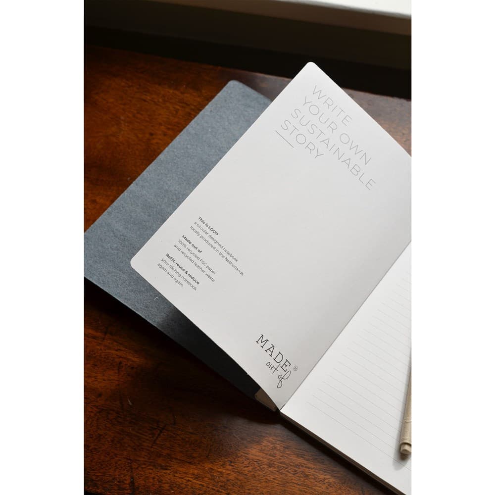 Recycled Textile Refillable Notebook A5