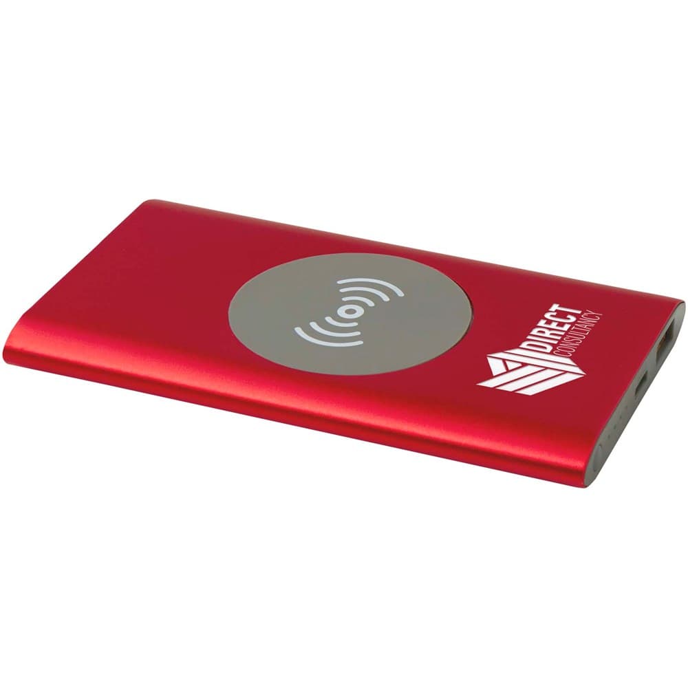 Juice type-C draadloze powerbank van 4000 mAh van gerecycled aluminium