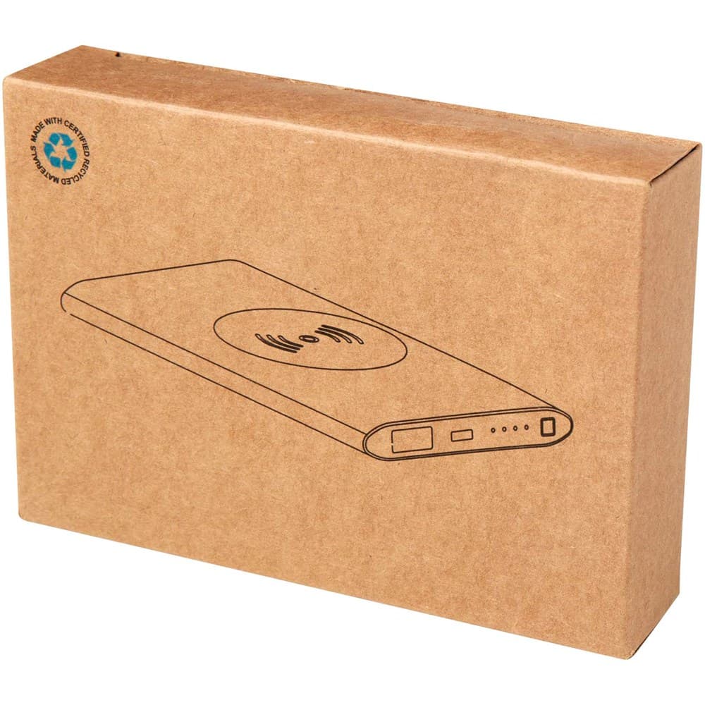 Juice type-C draadloze powerbank van 4000 mAh van gerecycled aluminium