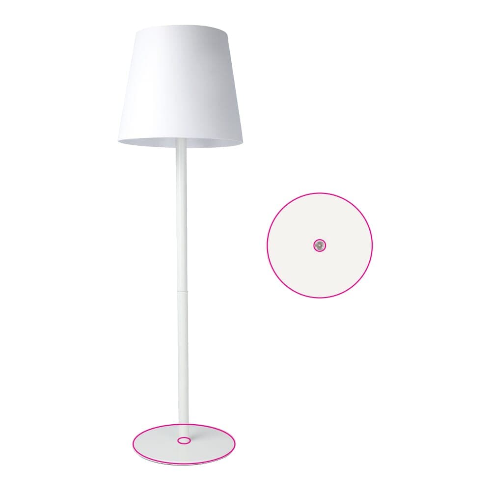 Oplaadbare tafellamp Wit