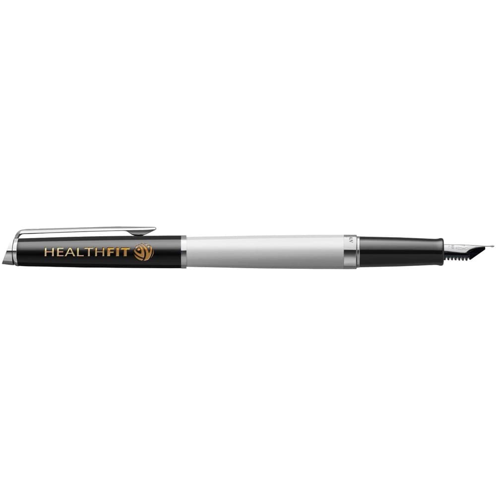 Waterman Hemisphere vulpen met kleurblokken en palladium afwerking (blauwe inkt)