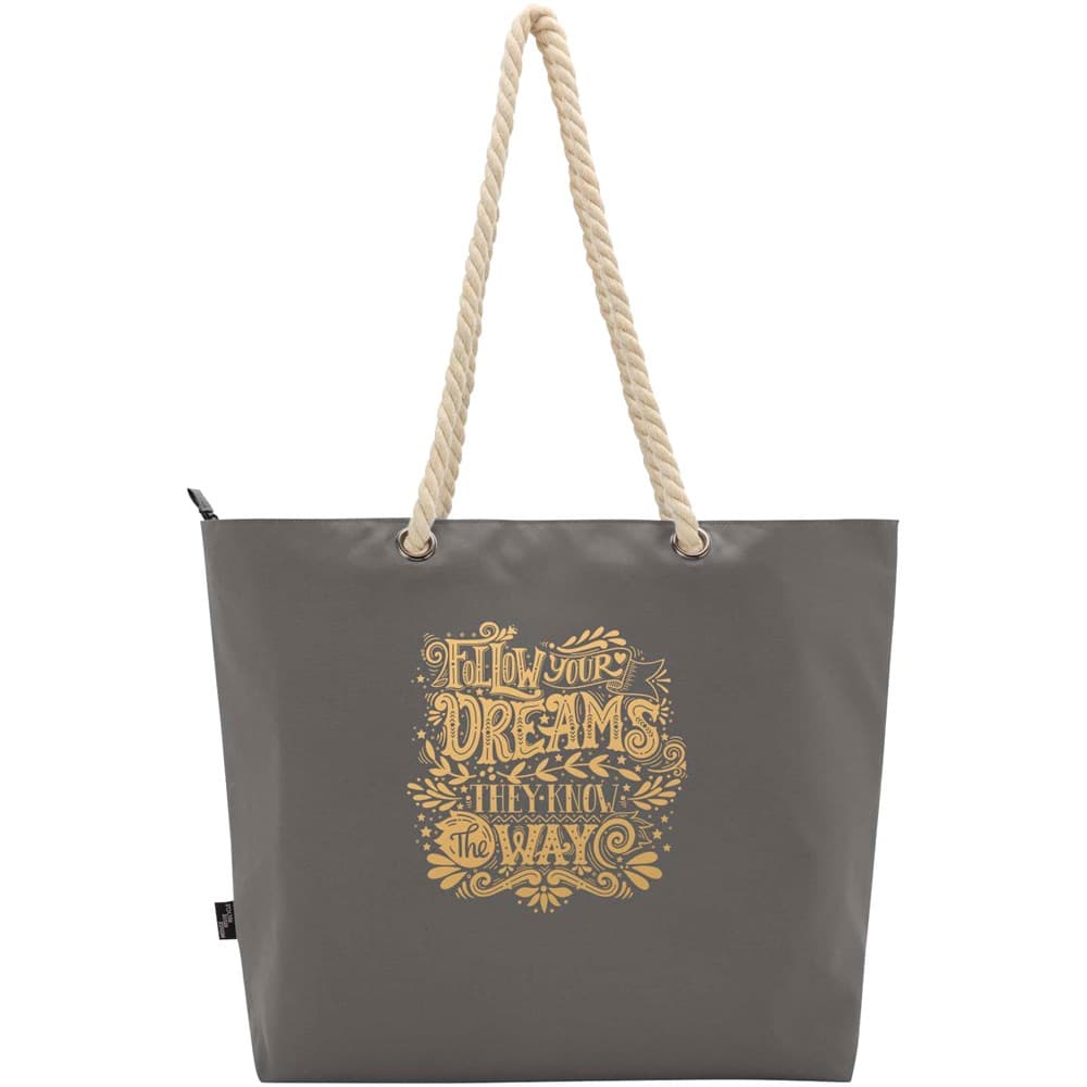 Panama GRS gerecyclede strandkoeltas met koordhandvatten 23L