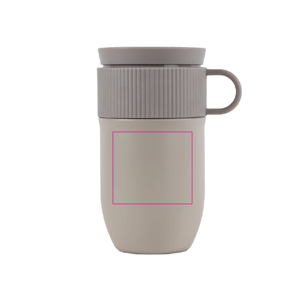 Sagaform Ted isolatie mok, 280ml lekvrij en vaatwasserbestendig Donker Rood