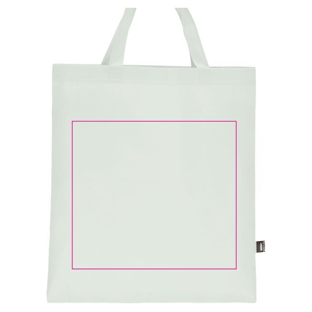 R-PET Draagtas non-woven korte handvatten 38 x 42cm 75g/m² Donkerblauw