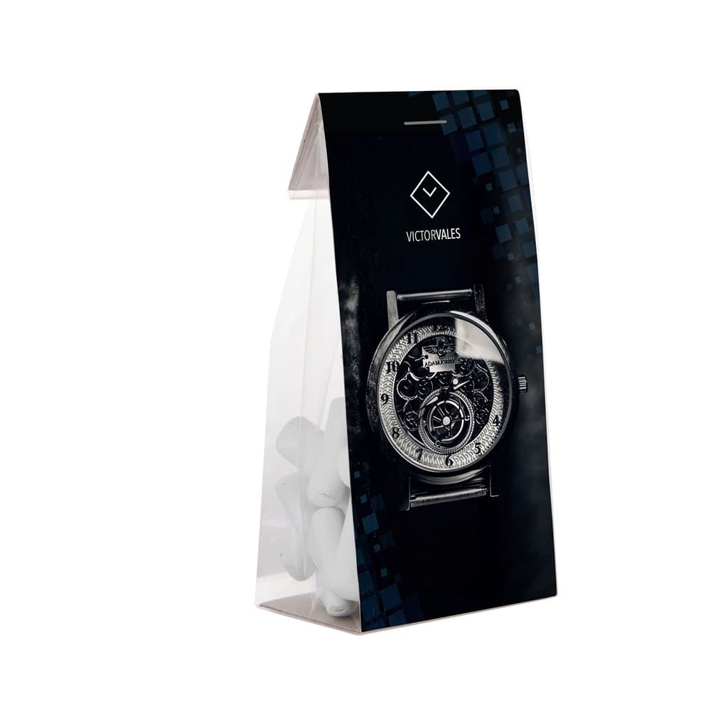 Blokzakje kaart 100 gram snoep