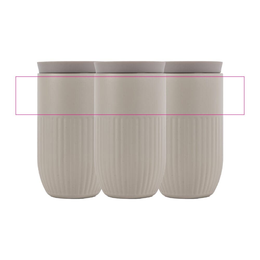 Sagaform Tova isolatie mok, 320 ml lekvrij en vaatwasserbestendig Zwart