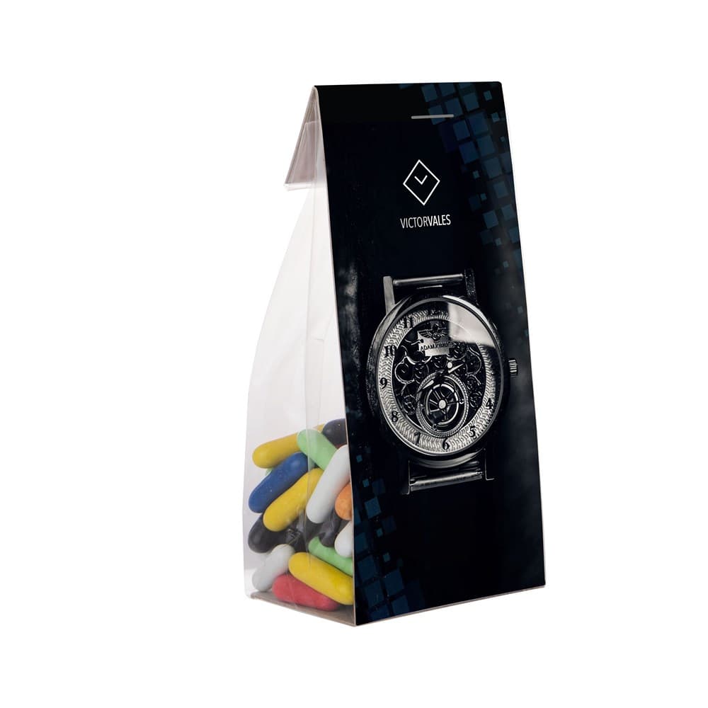 Blokzakje kaart 100 gram snoep