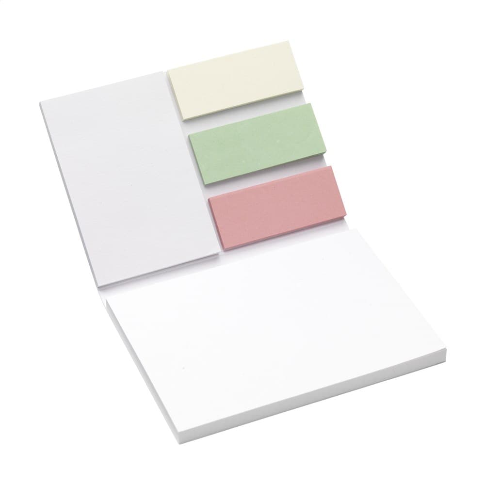 Memo Sticky Notes and Markers Recycled Paper memoblokje