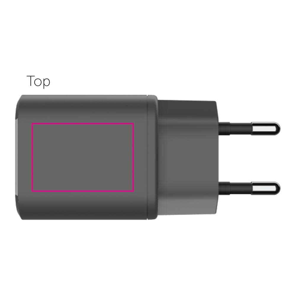 2WC30 I Fresh 'n Rebel Mini Charger USB-C + A PD // 30W Pastel rose