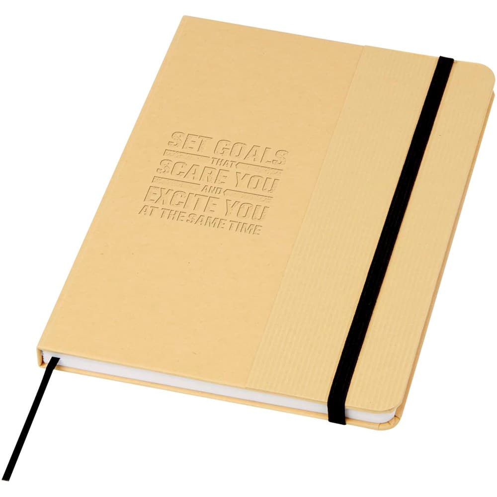 Nelida A5 notitieboek met harde kaft van gerecycled karton