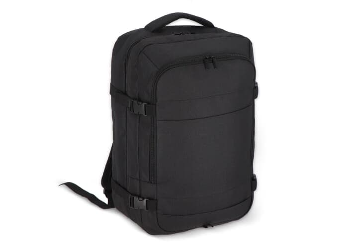 R-PET 600D Cabin proof Laptop rugzak 22L  Zwart