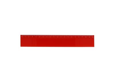 Liniaal 20cm Rood