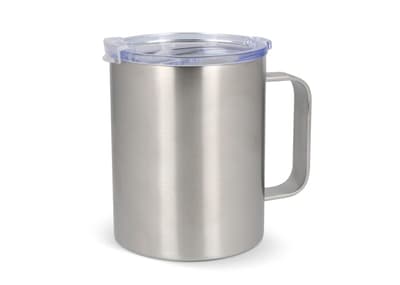 T-ceramic thermomok met deksel Danube 350ml Zilver