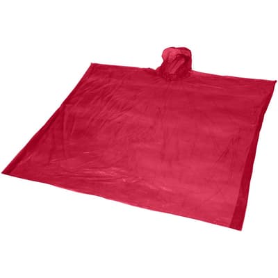 Mayan gerecyclede wegwerp regenponcho met opbergtasje Mayan gerecyclede wegwerp regenponcho met opbergtasje