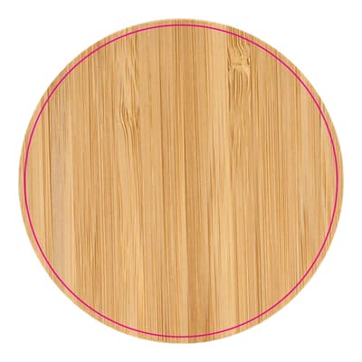 Draadloze oplader bamboe 15W Natuur