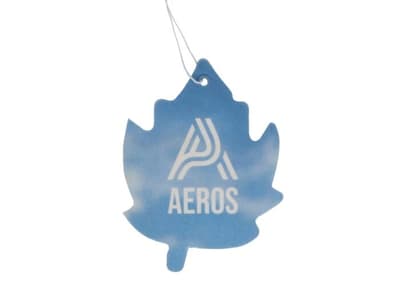 Auto luchtverfrisser blad met dennengeur