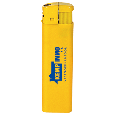 bedrukte gele elektronische aansteker