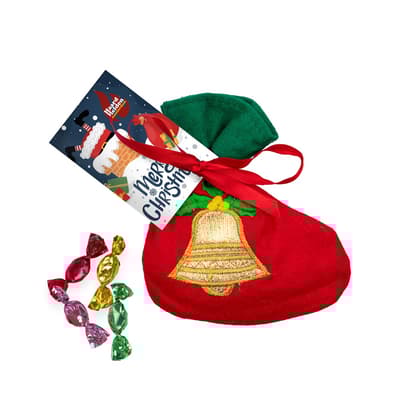 Stoffen Kerstsokje