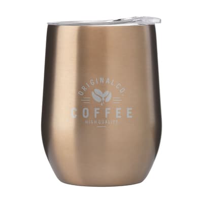Huevo RCS Recycled Steel Cup 350 ml thermosbeker Huevo RCS Recycled Steel Cup 350 ml thermosbeker
