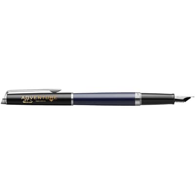 Waterman Hemisphere vulpen met kleurblokken en palladium afwerking (blauwe inkt)