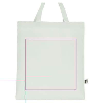 R-PET Draagtas non-woven korte handvatten 38 x 42cm 75g/m² Donkerblauw