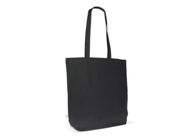 Schoudertas biologisch katoen kleur lang 270g/m² 42x12x43 cm