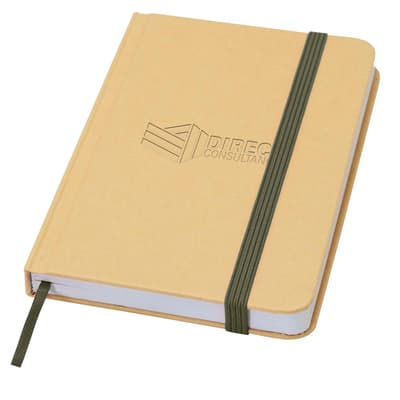 Reed A6 gerecycled notitieboek met harde kaft en effen pagina's