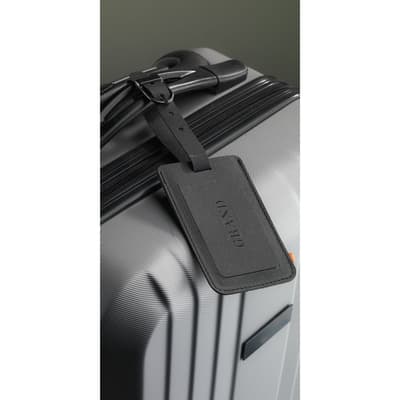 Recycled Leather Luggage Tag bagagelabel Recycled Leather Luggage Tag bagagelabel