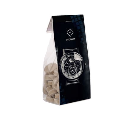 Blokzakje kaart 100 gram snoep