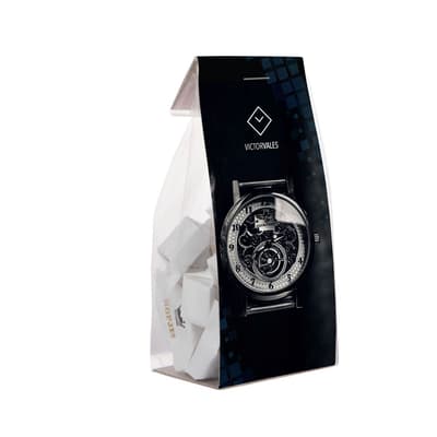 Blokzakje kaart 100 gram snoep