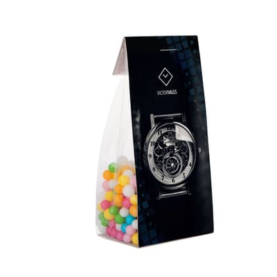 Blokzakje kaart 100 gram snoep