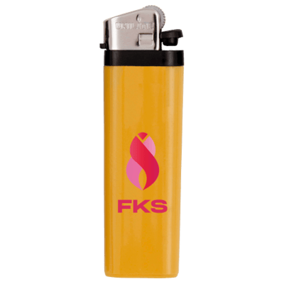 bedrukte aansteker M3L geel