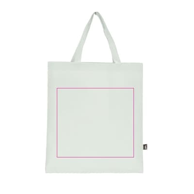 R-PET Draagtas non-woven korte handvatten 38 x 42cm 75g/m² Donkerblauw