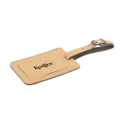 Recycled Leather Luggage Tag bagagelabel Recycled Leather Luggage Tag bagagelabel