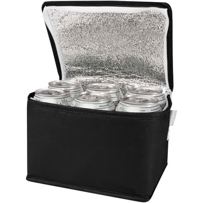 Spectrum gerecyclede non woven koeltas voor 6 blikjes 4l Spectrum gerecyclede non woven koeltas voor 6 blikjes 4l