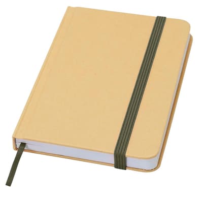 Reed A6 gerecycled notitieboek met harde kaft en effen pagina's