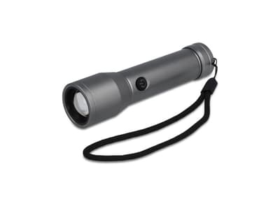 Oplaadbare IPX4-zaklamp van gerecycled aluminium