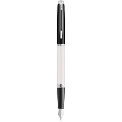 Waterman Hemisphere vulpen met kleurblokken en palladium afwerking (blauwe inkt)