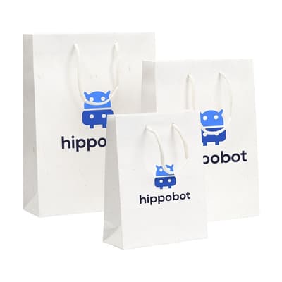 Leaf It Bag gerecycled met strovezels (180 g/m²) M