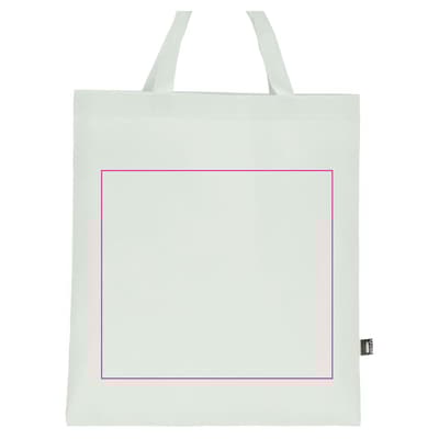 R-PET Draagtas non-woven korte handvatten 38 x 42cm 75g/m² Donkerblauw