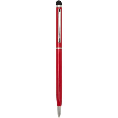 Ore aluminium balpen met stylus (blauwe inkt)