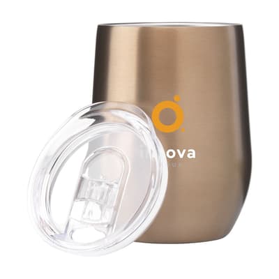 Huevo RCS Recycled Steel Cup 350 ml thermosbeker Huevo RCS Recycled Steel Cup 350 ml thermosbeker