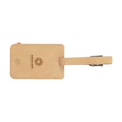 Recycled Leather Luggage Tag bagagelabel Recycled Leather Luggage Tag bagagelabel