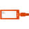 River gerecycled bagagelabel met venster River gerecycled bagagelabel met venster