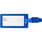 River gerecycled bagagelabel met venster River gerecycled bagagelabel met venster