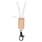 R-PET paracord lanyard Oranje