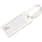 River gerecycled bagagelabel met venster River gerecycled bagagelabel met venster